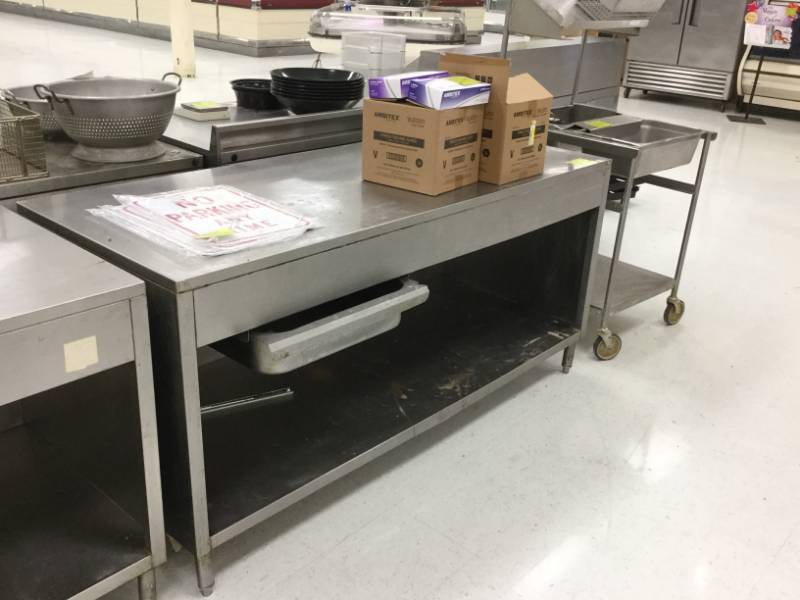lot 206 image: Stainless Steel Table