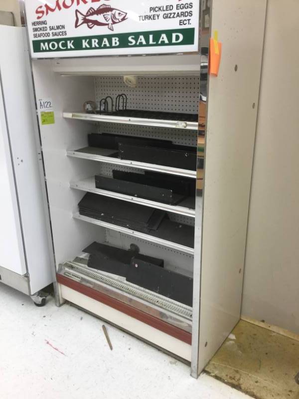 lot 287 image: KysorWarren BDMNS4 Open Refrigerated Case