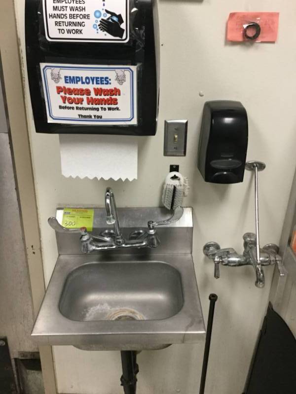 lot 300 image: Hand Sink