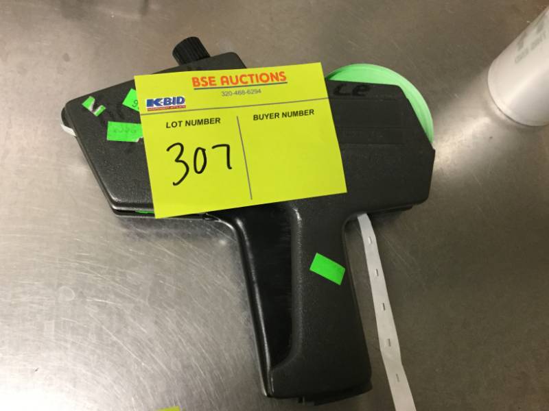 lot 307 image: Pricing Gun