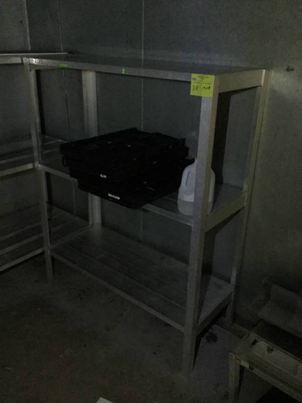 lot 318 image: Aluminum Storage Rack