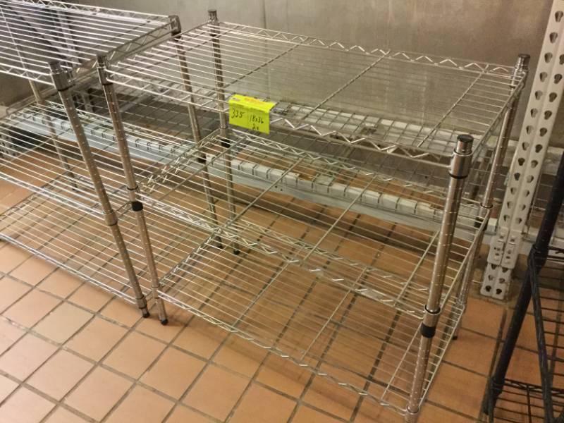 lot 335 image: NSF Wire Racking