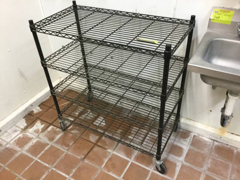 lot 339 image: NSF Storage Rack