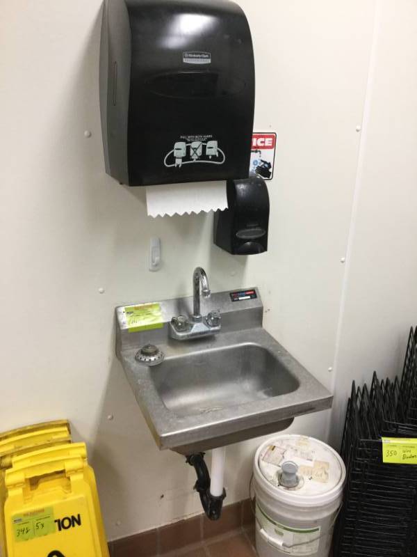 lot 349 image: Hand Sink