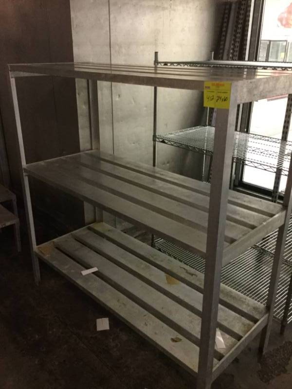 lot 412 image: Aluminum Storage Rack