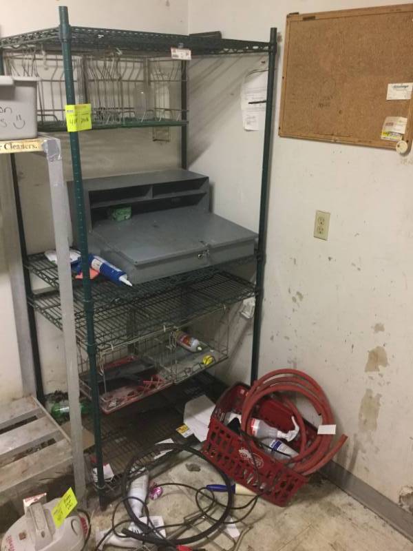 lot 418 image: NSF Storage Rack
