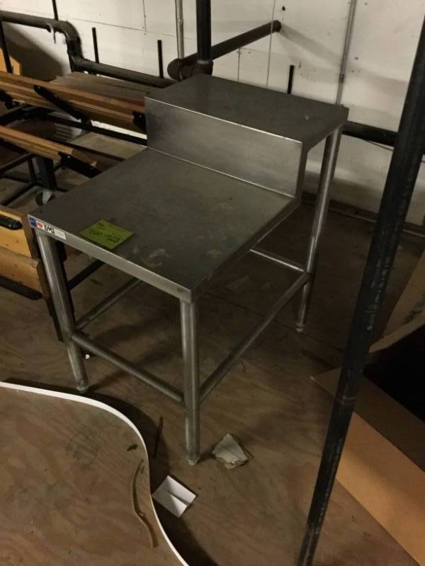 lot 420 image: Stainless Equipment Stand