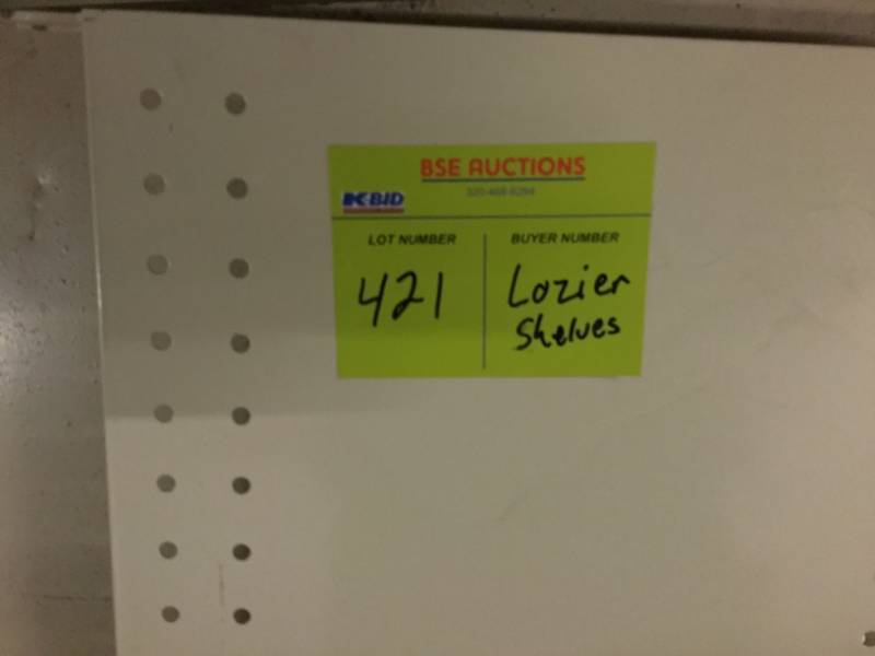 lot 421 image: Lozier Shelves