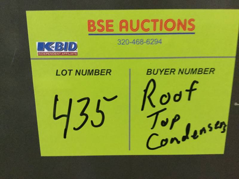 lot 435C image: Roof Top Condenser C