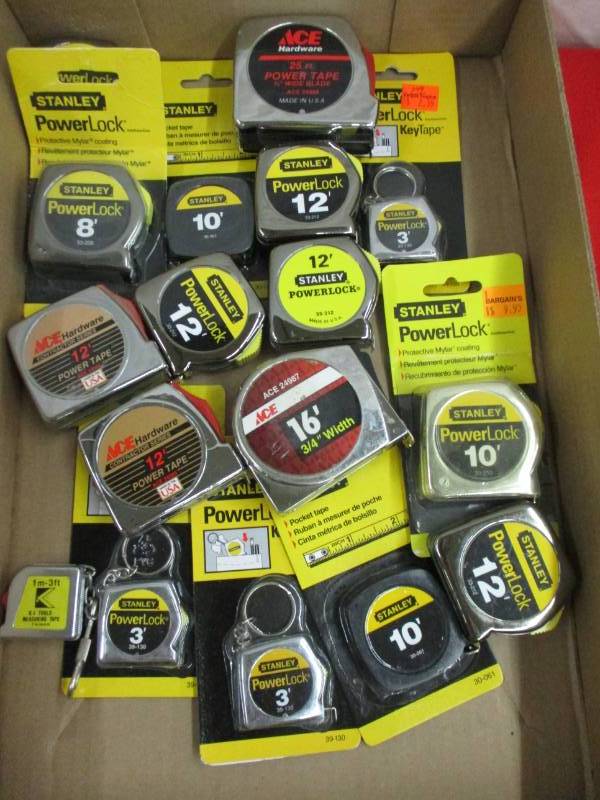 lot 44 image: Box of Tape Measures