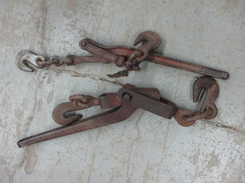 lot 52 image: Heavy Duty Large Cum-a -long and Chain Binders