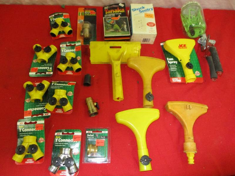 lot 56 image: Hose ends and Y Connectors