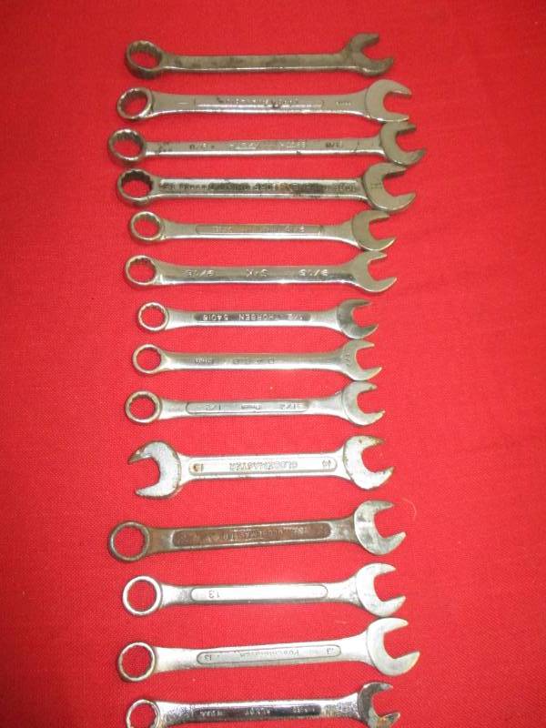 lot 60 image: Metric and standard  wrenchs