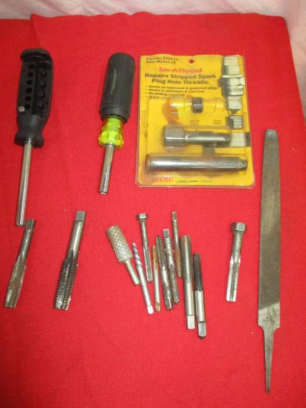 lot 64 image: Various taps and misc