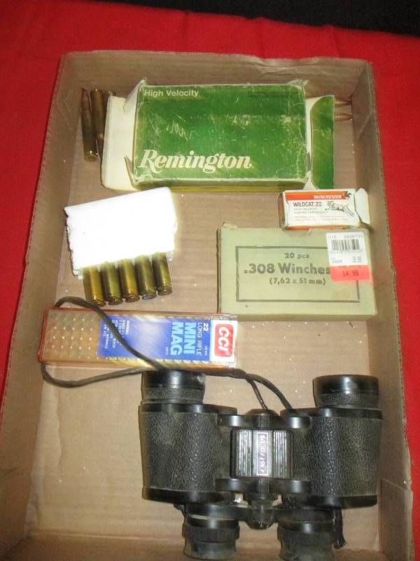 lot 100 image: Amo and Binoculars