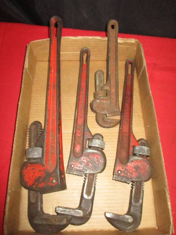 lot 103 image: Pipe Wrenches