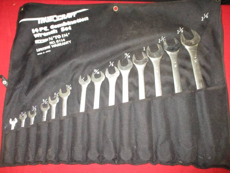 lot 118 image: Open and Box End Wrenches