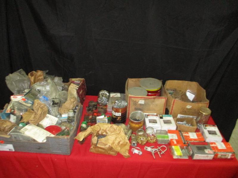 lot 141 image: Misc Screws, Nails, and Pins