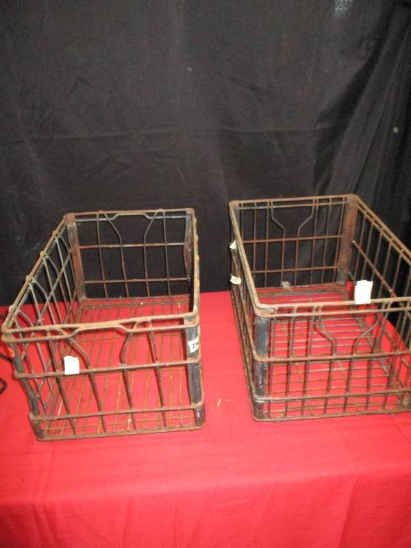 lot 146 image: Old Metal Crates