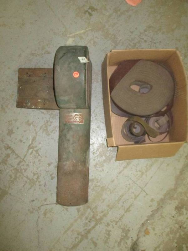 lot 167 image: Dryer Fan, Rolls of SandPaper