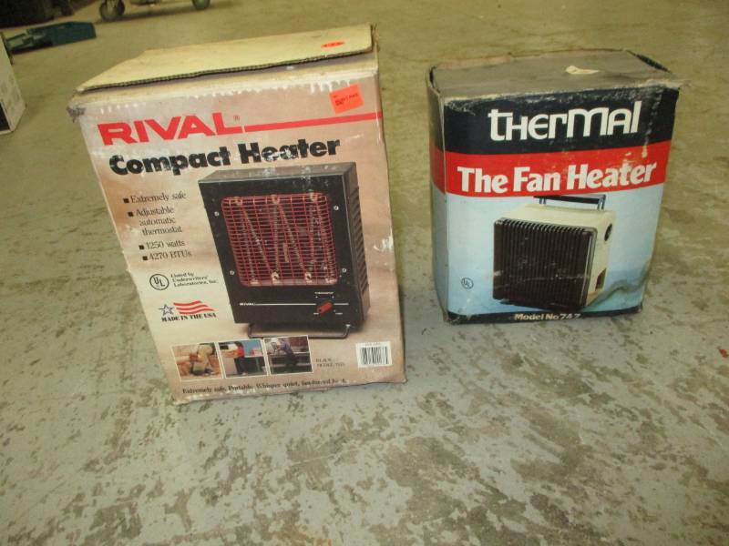 lot 176 image: Compact and Fan Heaters