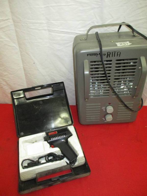 lot 188 image: Barn Heater and Soldering Iron