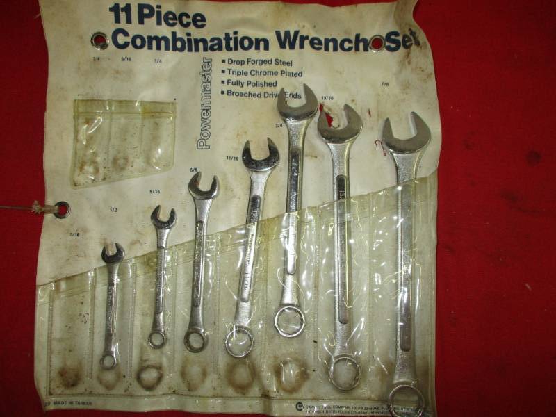 lot 189 image: Open and Box End Wrenches