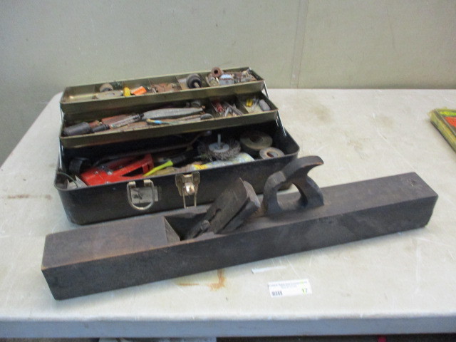 Toledo Plane and Tool box and tools
