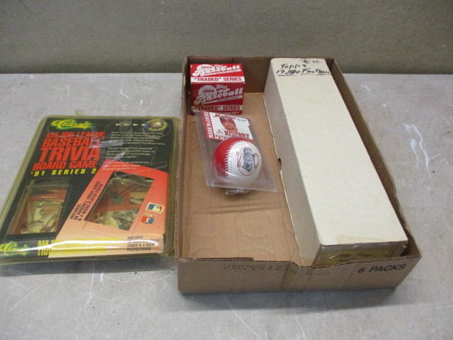 Football and baseball cards