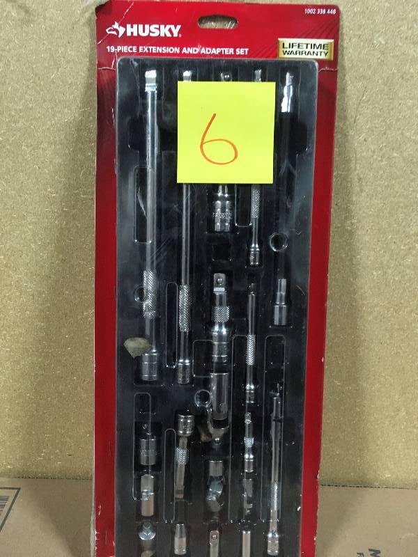 lot 6 image: Husky Accessory Set (19-Piece)  in like new condition