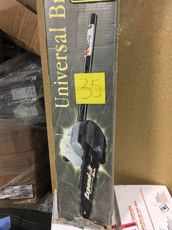 lot 35 image: RYOBI Expand-It 10 in. Universal Pole Saw Attachment  in like new condition