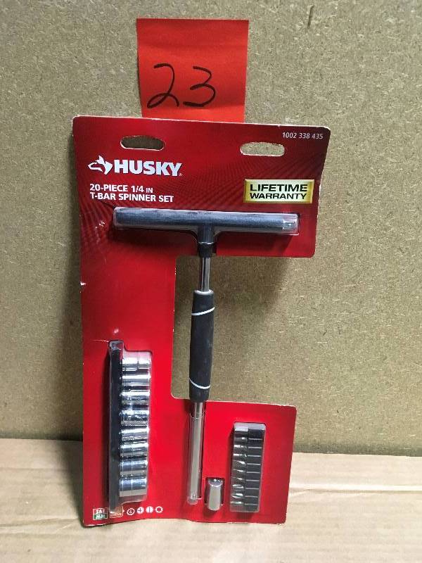 Husky 14 in. T-Handle Spinner Set in like new condition