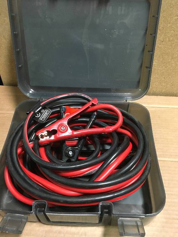 Husky 20 ft. 4-Gauge UL Booster Cable-QP in like new condition