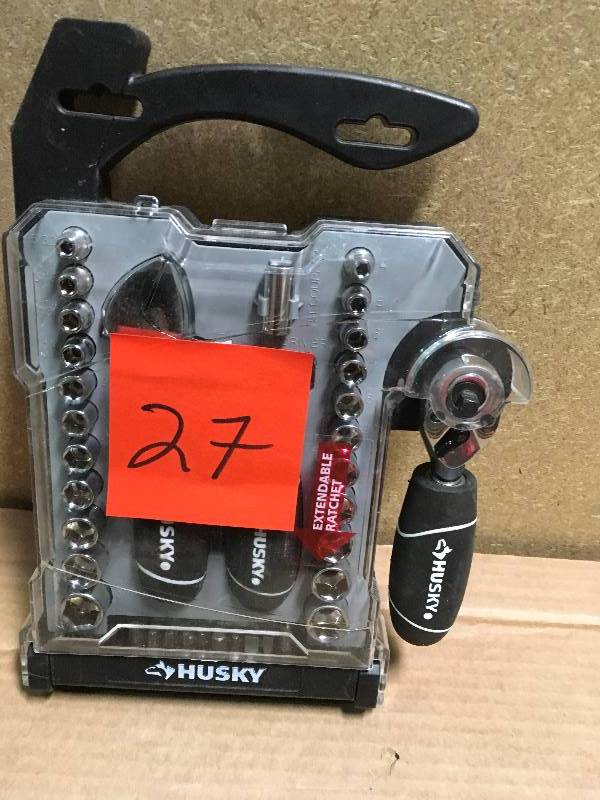 Husky Stubby Wrench and Socket Set (46-Piece) in like new condition