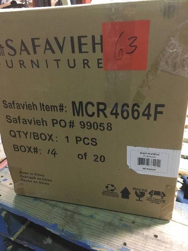 Safavieh Ponzi Beige Accent Ottoman