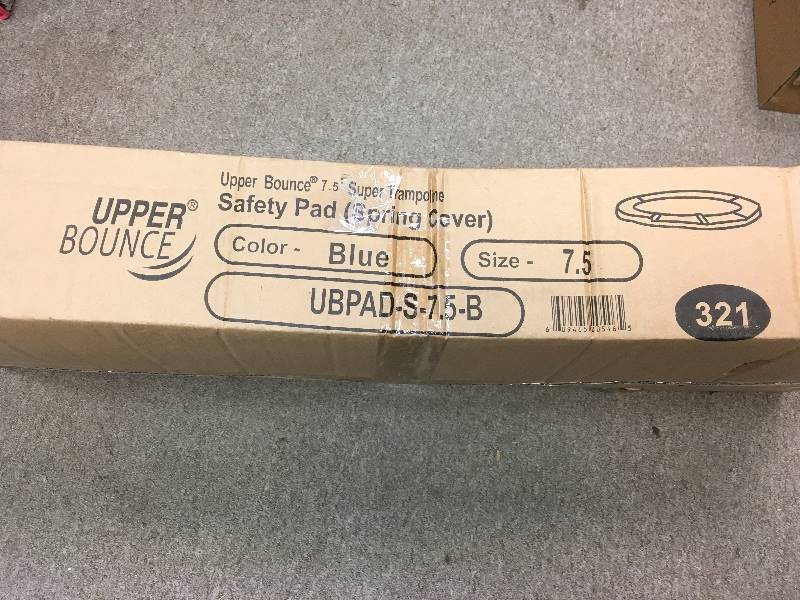 lot 72 image: Upper Bounce 7.5-ft. Super Trampoline Safety Pad in like new condition