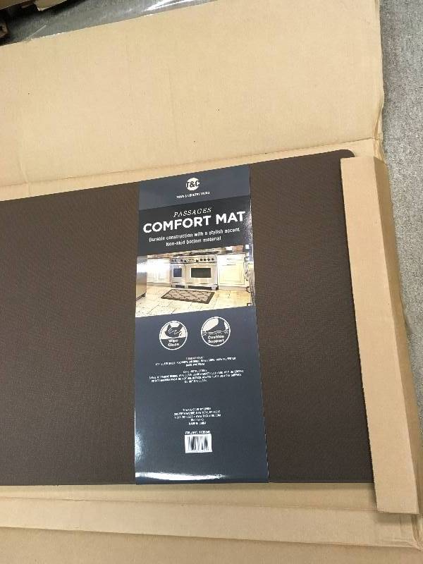 lot 79 image: Passages Comfort Mat Accent Stylish 20 x 39 in like new condition