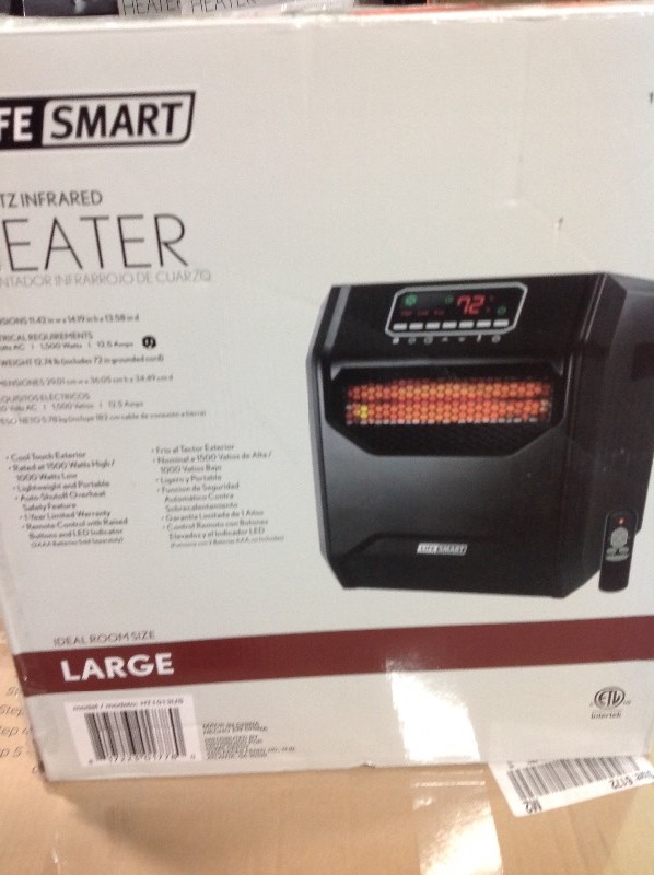lot 114 image: Lifesmart 4-Element Infrared Heater in good conditions