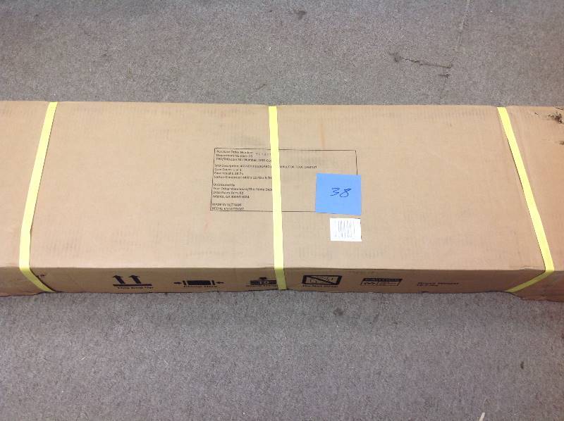 lot 38 image: Husky 46 in. Pegboard Back Wall for Mobile Workbench not used