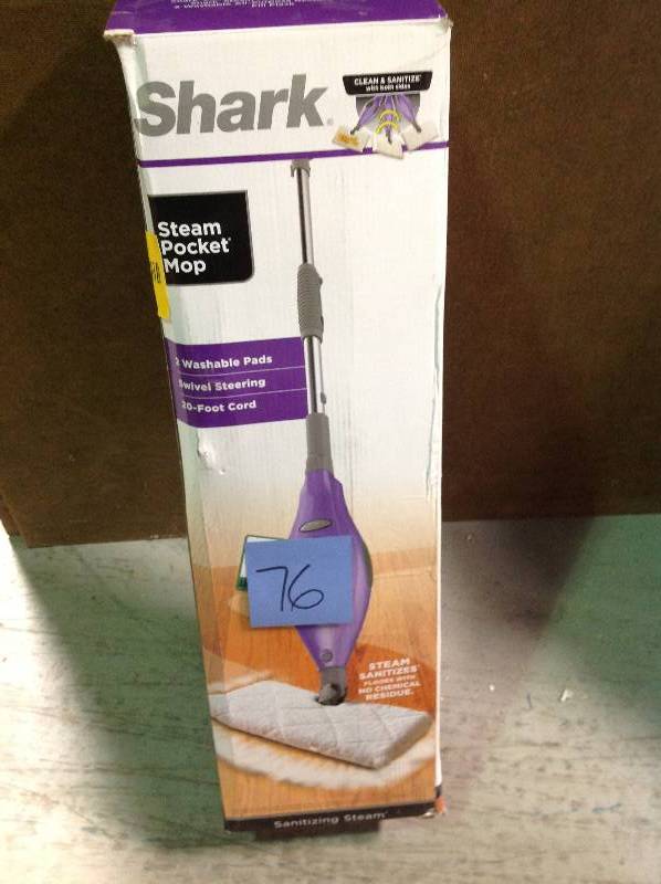 lot 76 image: Shark Steam Pocket Mop