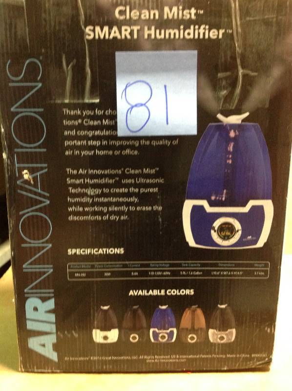 lot 81 image: Air Innovations 1.6 Gal. Cool Mist Digital Humidifier for Large Rooms Up To 500 sq. ft.