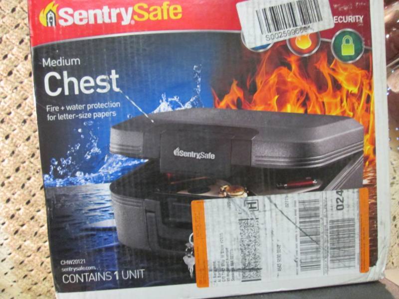 lot 57 image: Sentry Safe 0.28 cu ft Fireproof an...