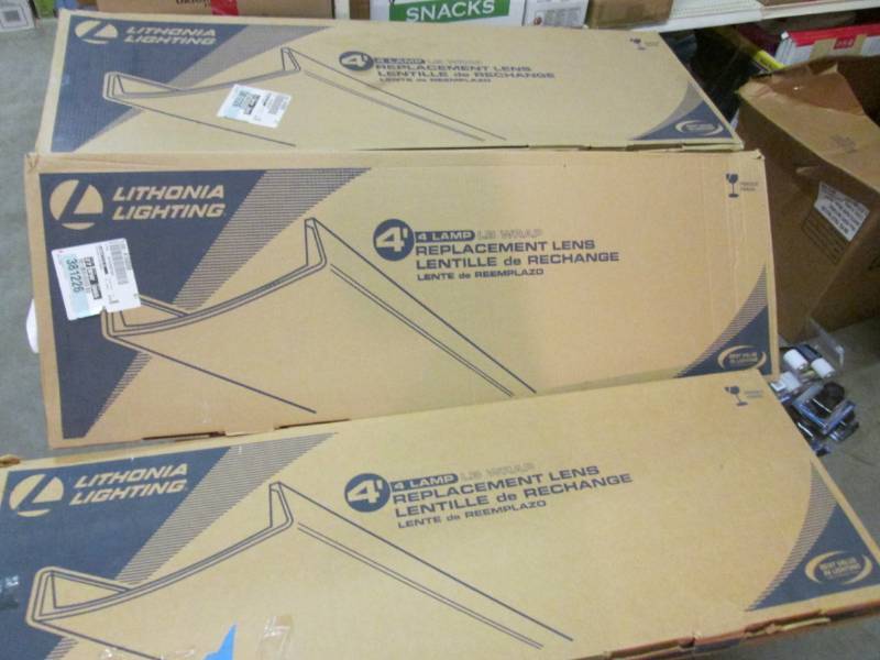 lot 80 image: Lot of 3 Lithonia Lighting 48 4-La...