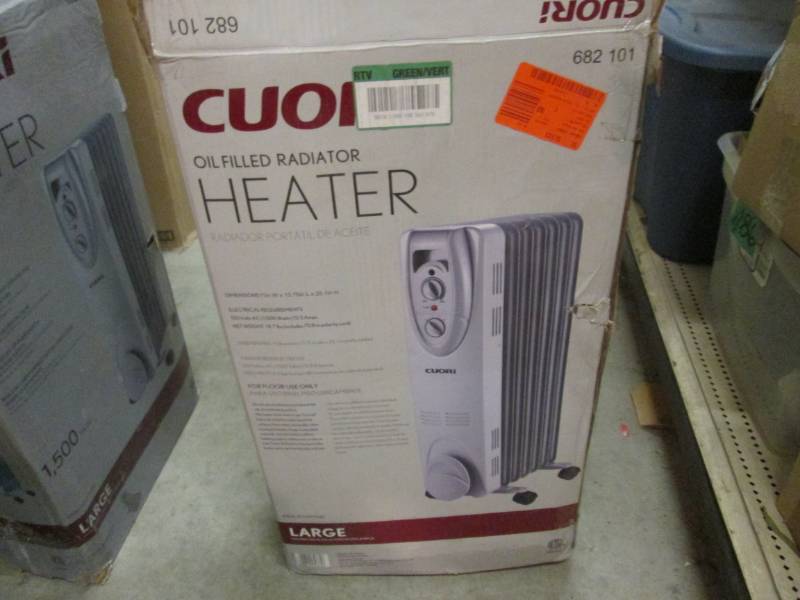 lot 87 image: Cuori 1500-Watt Electric Oil Filled...