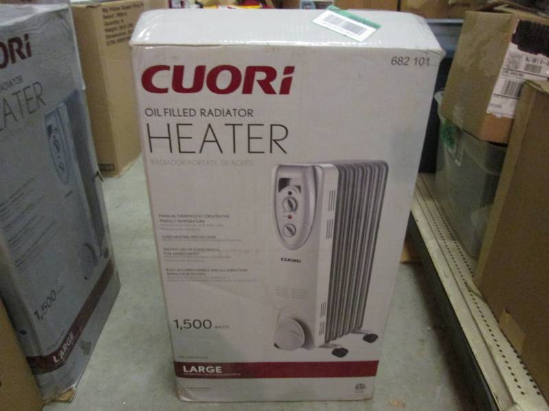 lot 88 image: Cuori 1500-Watt Electric Oil Filled...