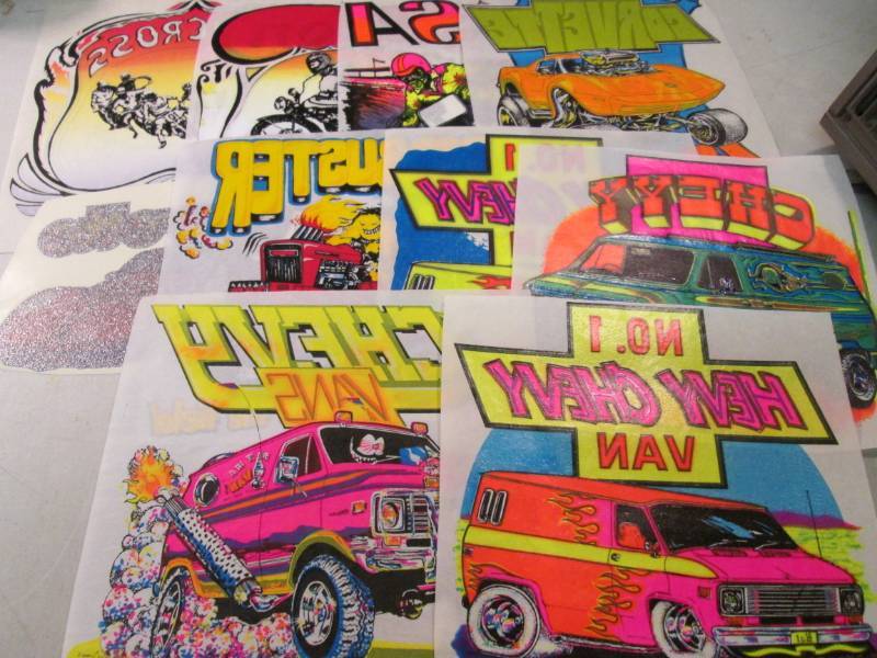 lot 157 image: Lot of 10 Misc Heat Press Transfers...
