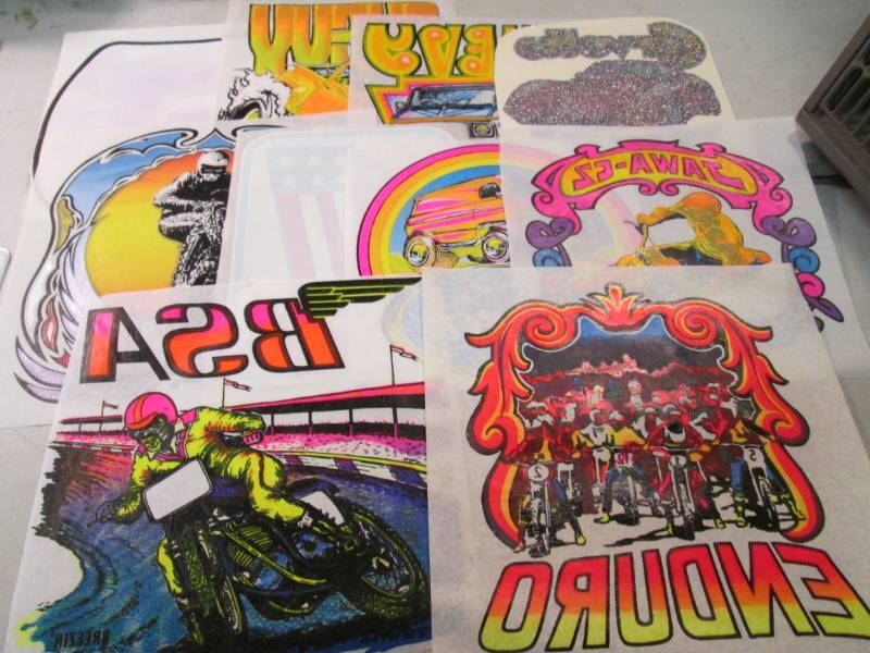 lot 158 image: Lot of 10 Misc Heat Press Transfers...