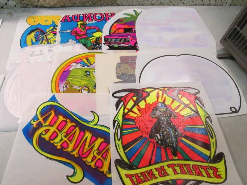 lot 160 image: Lot of 10 Misc Heat Press Transfers...