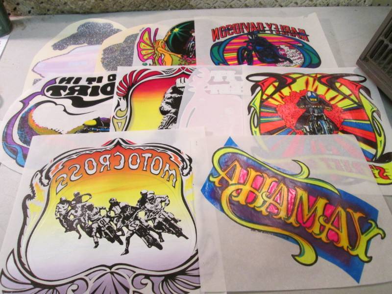lot 165 image: Lot of 10 Misc Heat Press Transfers...