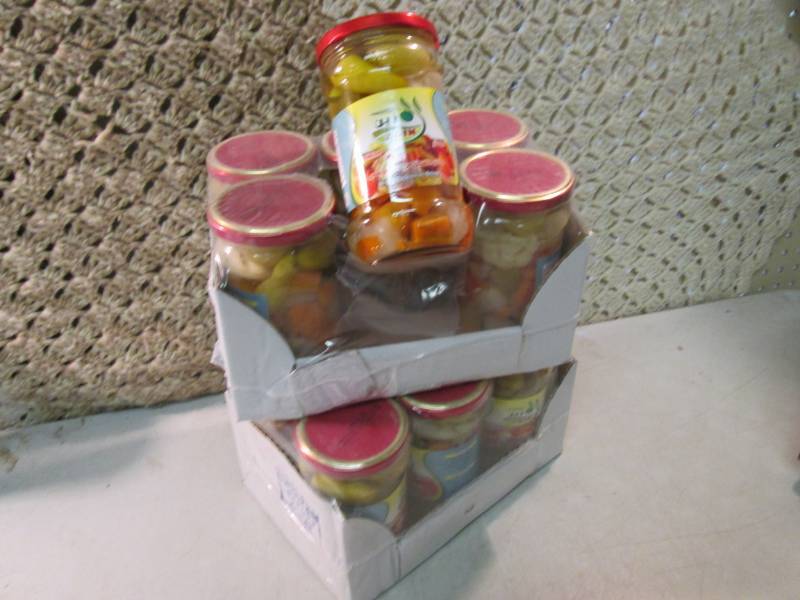 lot 191 image: 2 Cases of 6 Jars Each of Mixed Pic...